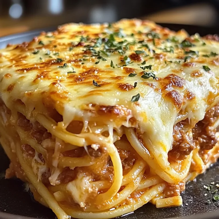 Baked Cream Cheese Spaghetti Casserole