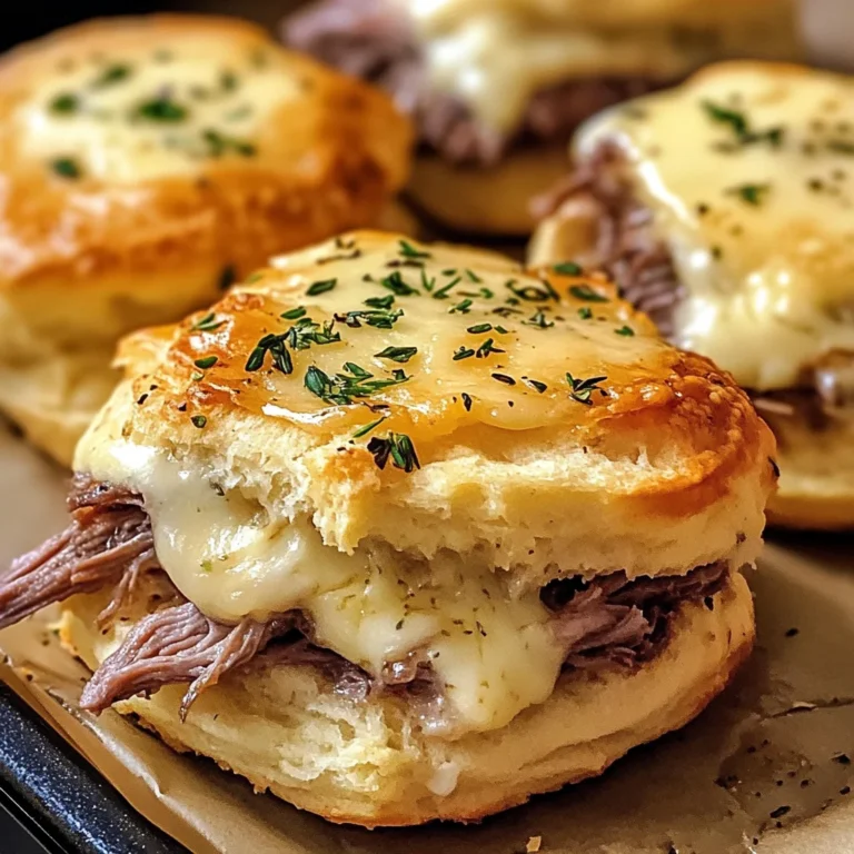 Baked French Dip Biscuits Recipe: A Comforting, Family-Friendly Meal