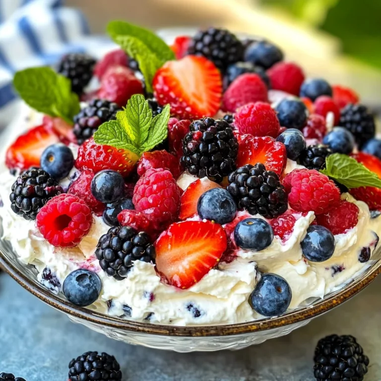 Berry Cheesecake Salad