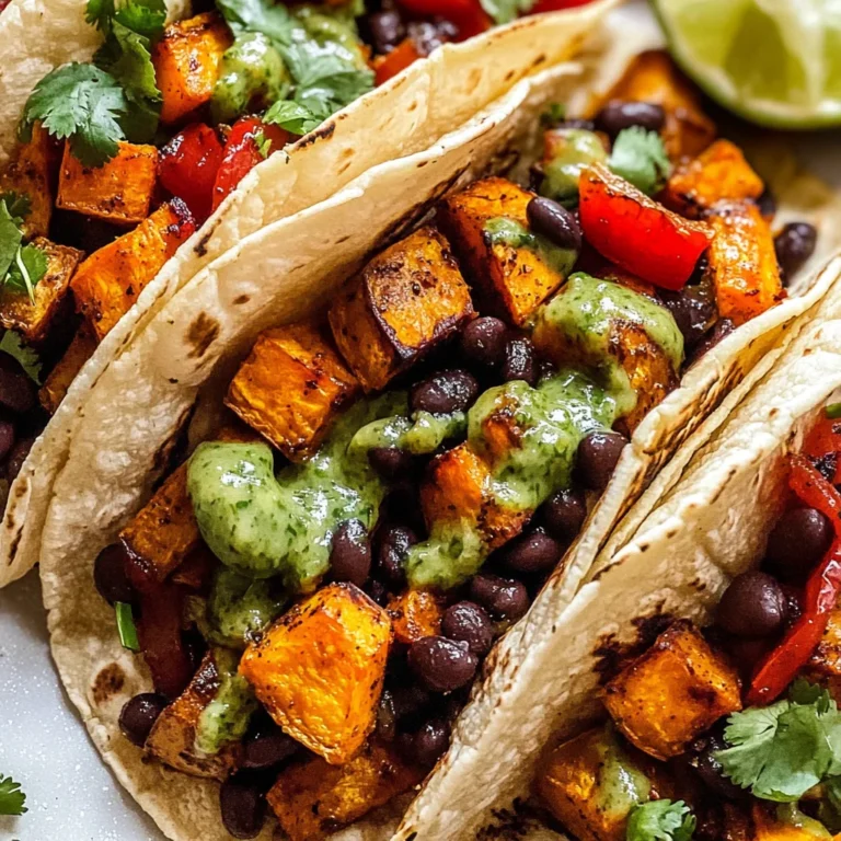 Black Bean Sweet Potato Tacos Recipe