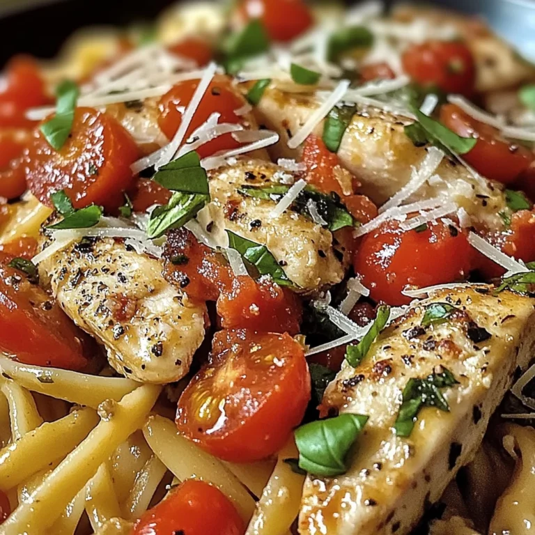 Bruschetta Chicken Pasta
