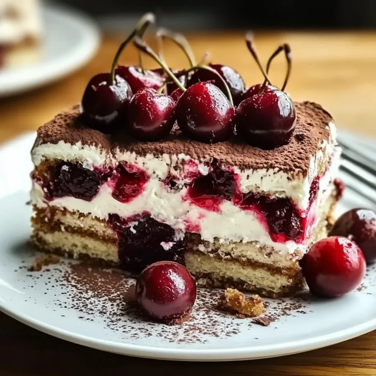 Cherry Amaretto Tiramisu