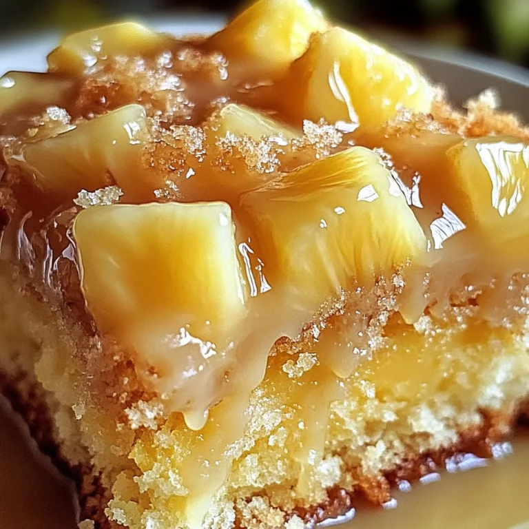 Juicy Pineapple Heaven Cake