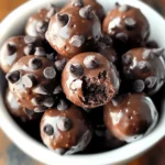 No-Bake Cottage Cheese Brownie Batter Protein Bites