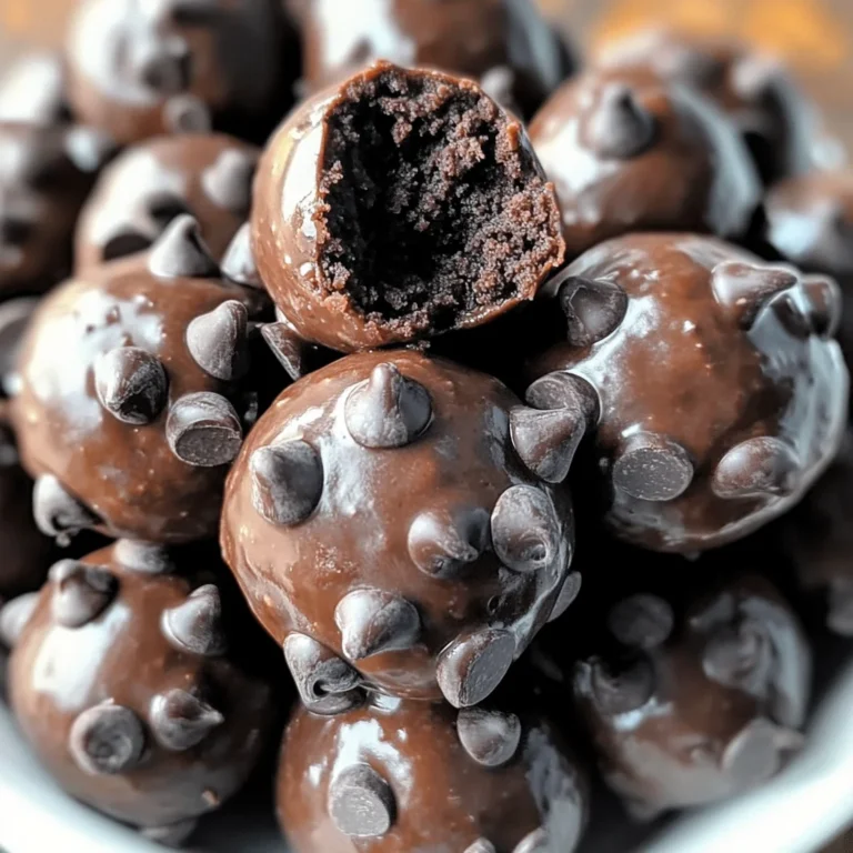 No-Bake Cottage Cheese Brownie Batter Protein Bites