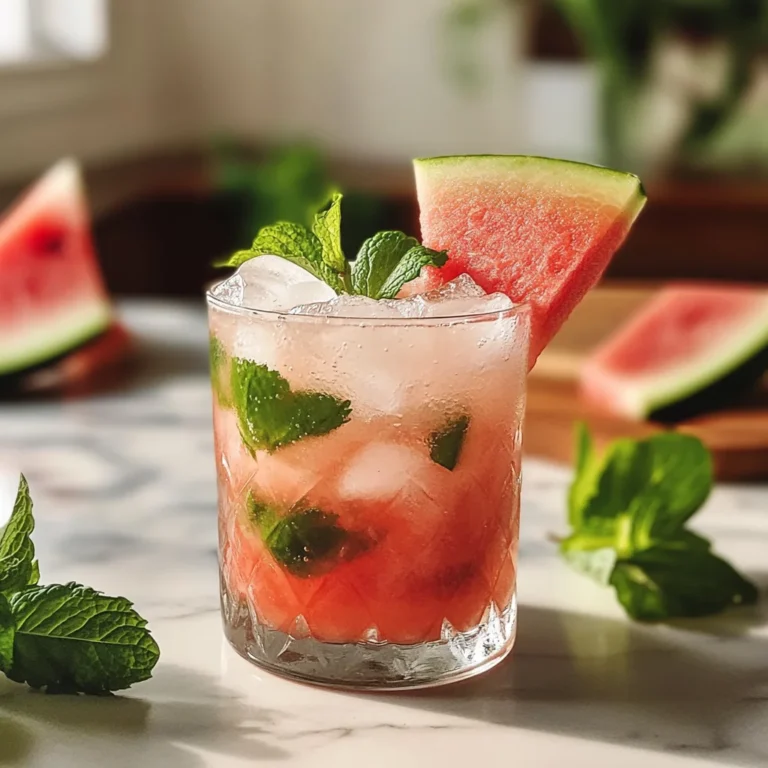 Refreshing Watermelon Mojito Mocktail