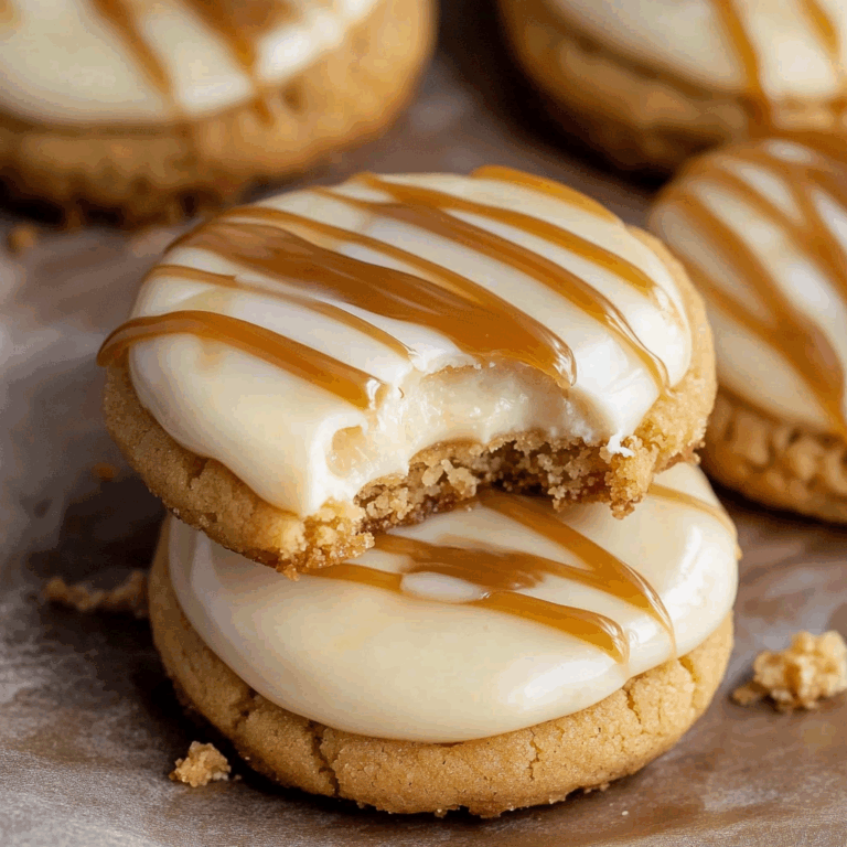 Salted Caramel Cheesecake Cookies