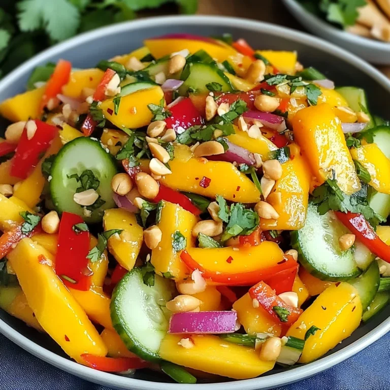 Sweet & Spicy Thai Mango Salad