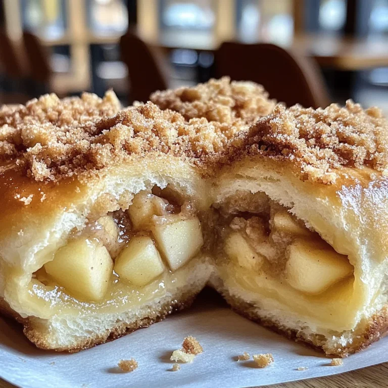 Apple Cheesecake Crumble Buns