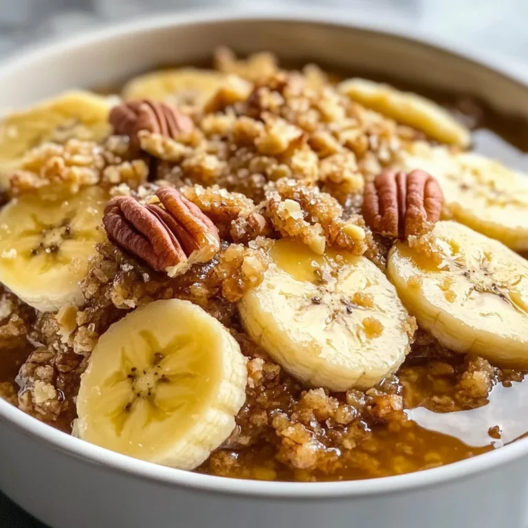 Banana Crumble Recipe