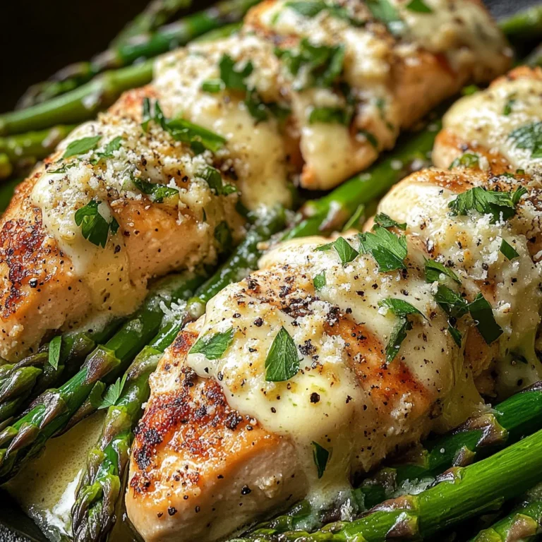Caesar Chicken with Asparagus