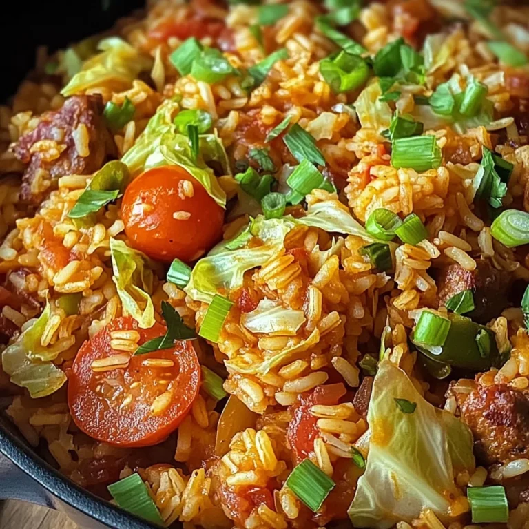 Cajun Cabbage Jambalaya