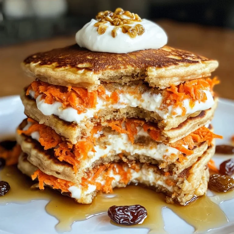 Carrot Cake Protein Pancakes Recipe