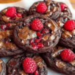 Chocolate Raspberry Delight Cookies
