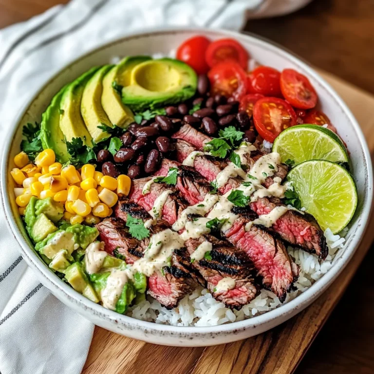 Cilantro Lime Steak Bowls