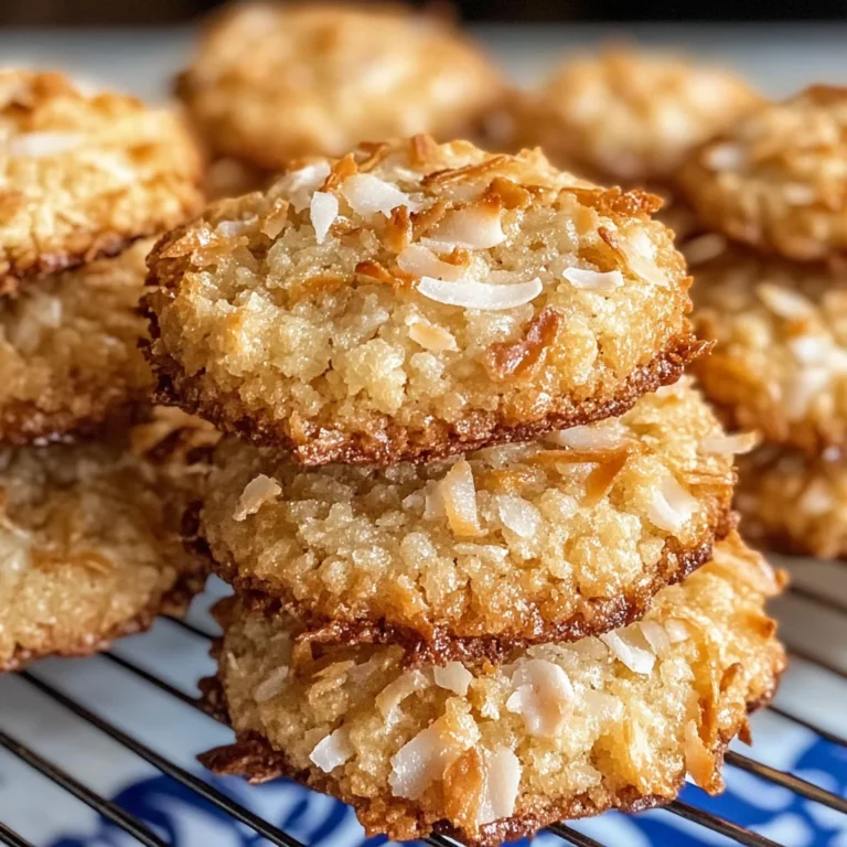 Crispy, Chewy Carolina Coconut Cookies Recipe