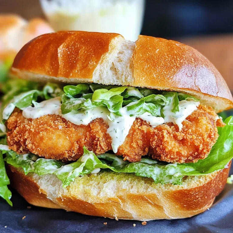 Crispy Chicken Caesar Sandwich