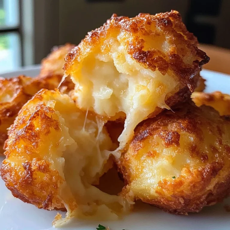 Crispy Mashed Potato Cheese Puffs