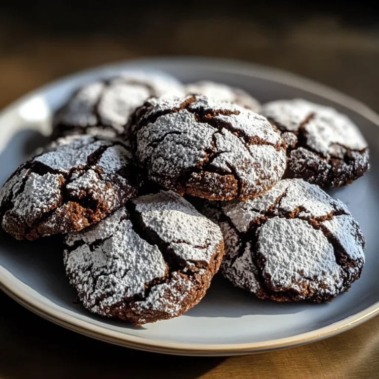 Decadent Chocolate Crinkle Cookies in Just 8 Ingredients