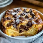 Decadent Chocolate Croissant Breakfast Bake