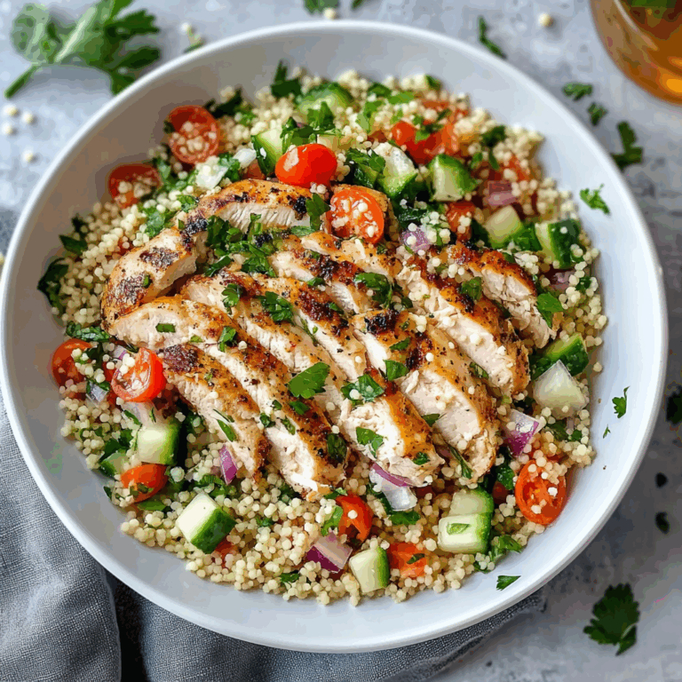 Easy Chicken Couscous Salad
