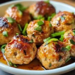Easy Thai Baked Chicken Meatballs
