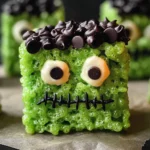 Frankenstein Rice Krispie Treats