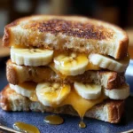 Honey Banana Grilled Cheese Sandwich