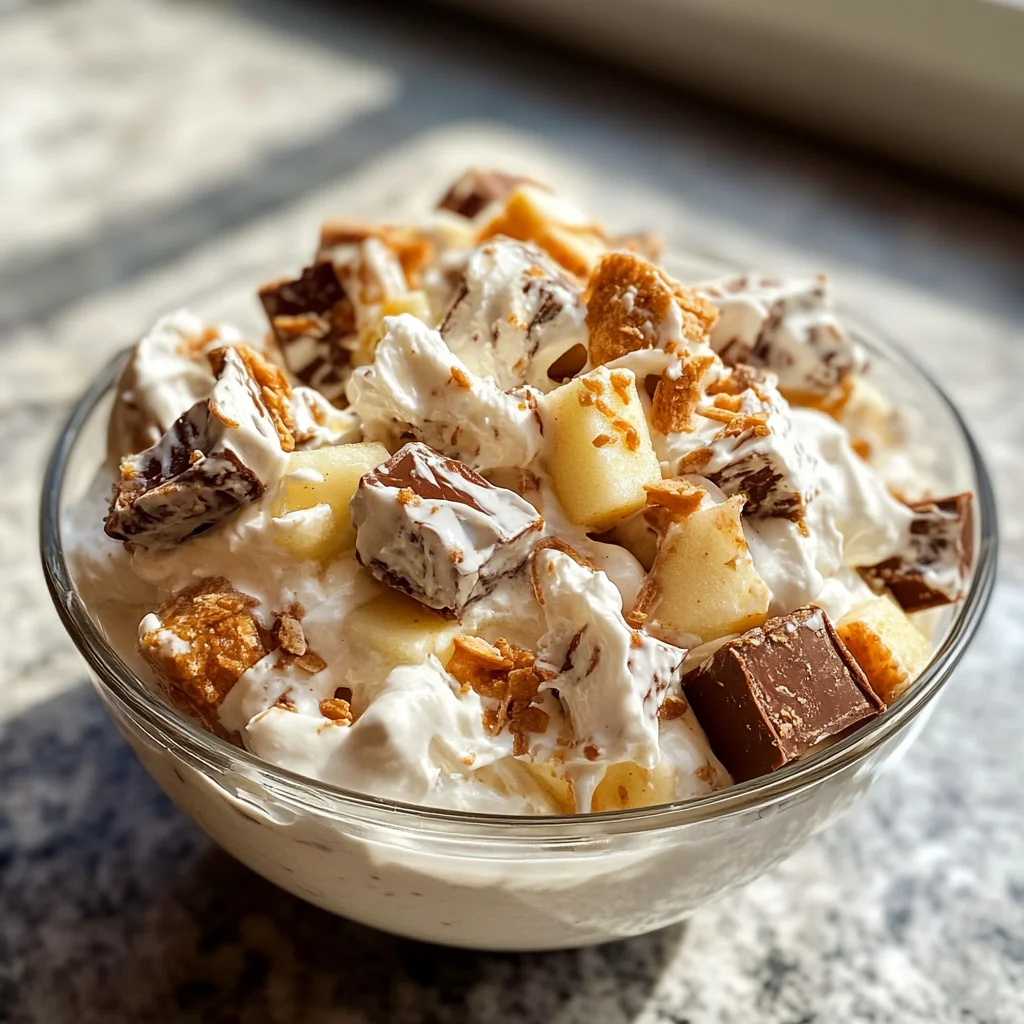 Irresistible Snickers Salad Recipe with 5 Simple Ingredients