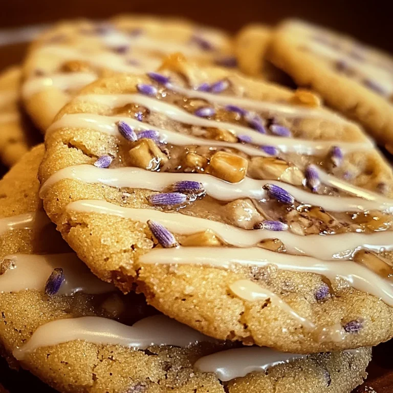Lavender Honey Crunch Cookies