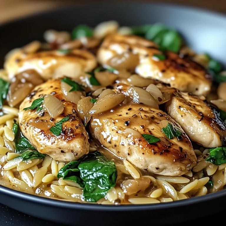 Marsala Chicken Orzo
