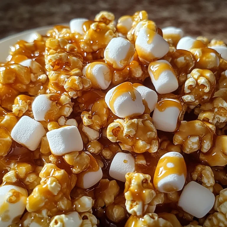 Marshmallow Caramel Corn Delight: A Sweet Treat You’ll Love!