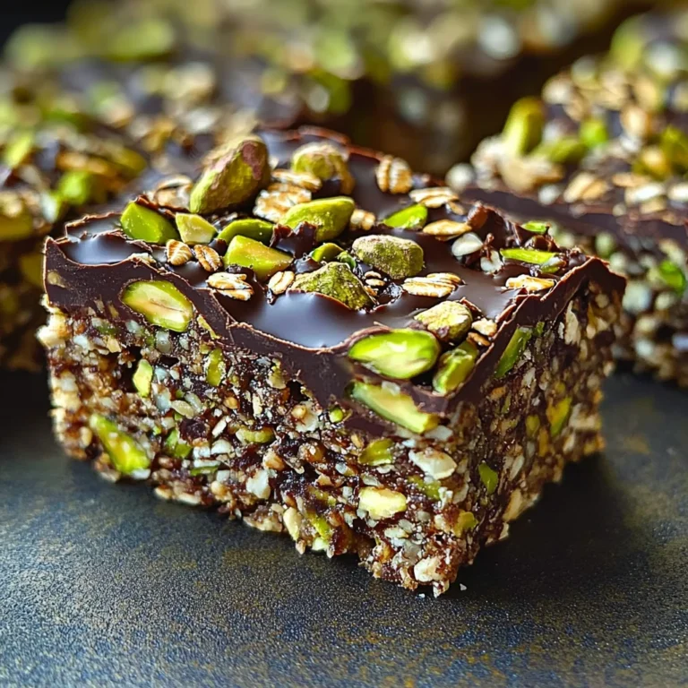 No-Bake Pistachio Dark Chocolate