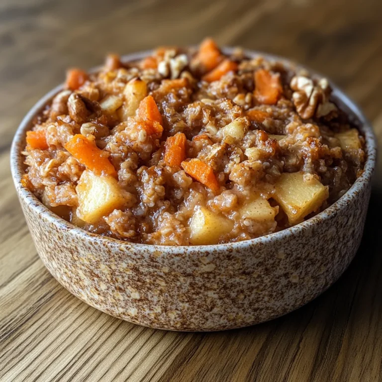 Oatmeal, apple and carrots: A sugar-free delight awaits!