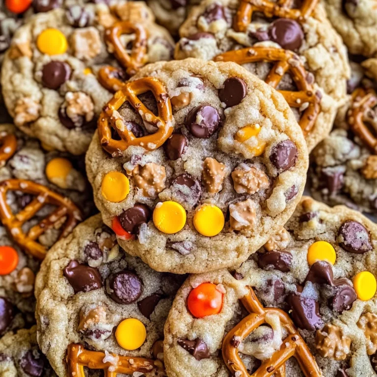 Outrageous Pretzel Reese's Peanut Butter Cookies