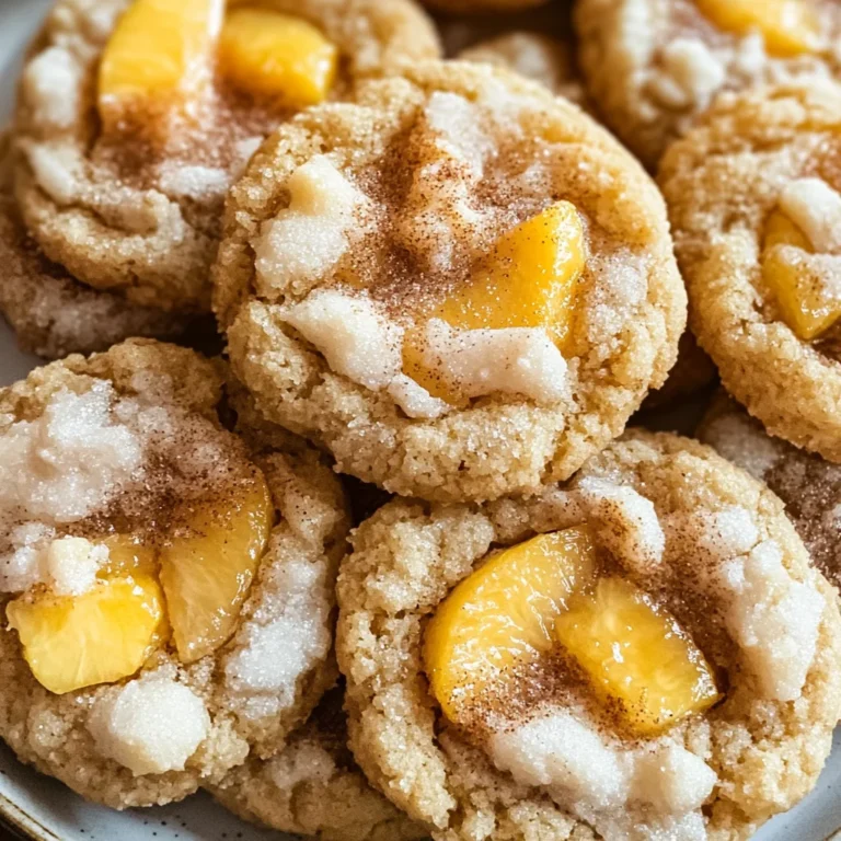 Peach Cobbler Cookies