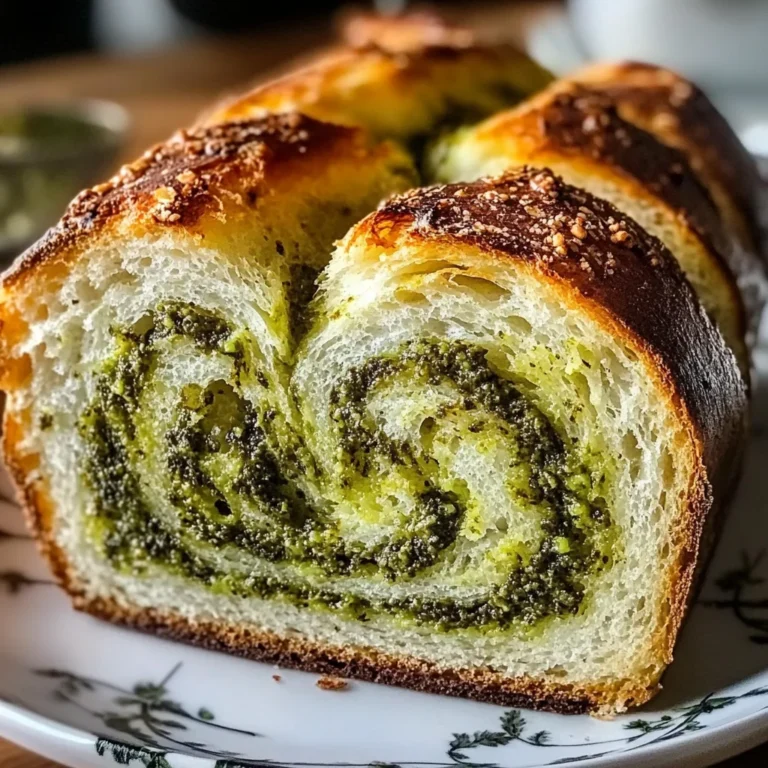 Pesto Swirl Bread