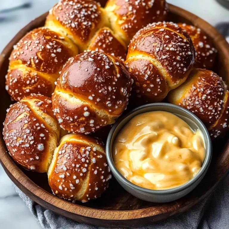 Pretzel Bites with Cheese