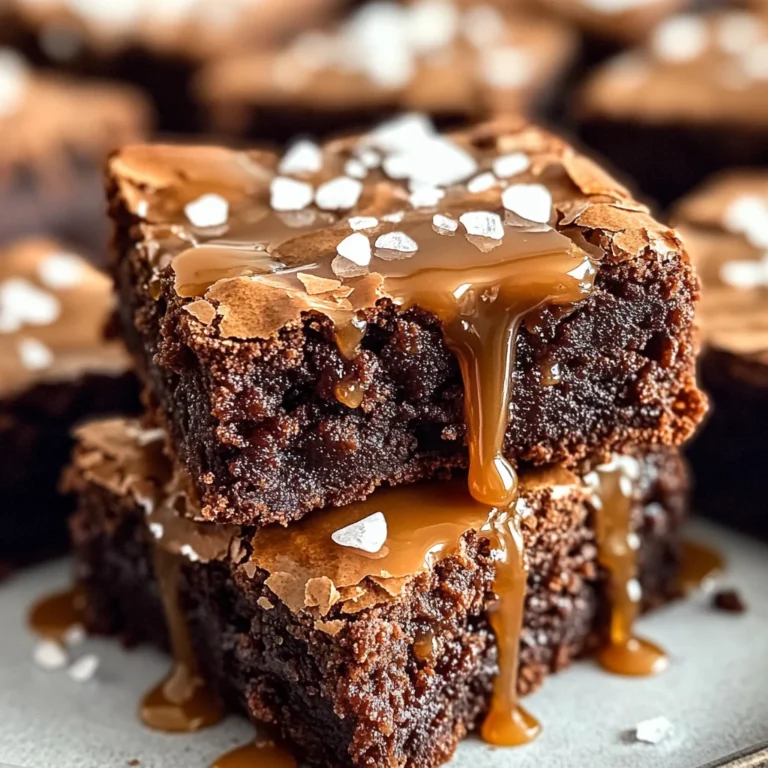 Salted Caramel Brownies