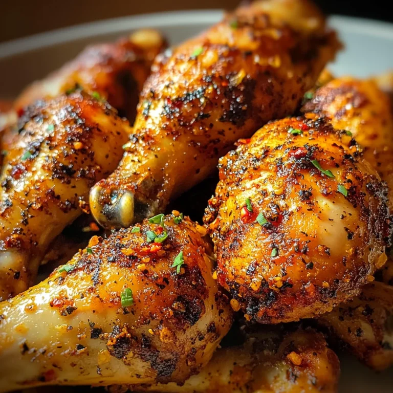Spicy Garlic Chicken Drumsticks