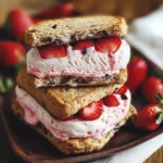 Strawberry Ice Cream Sandwiches