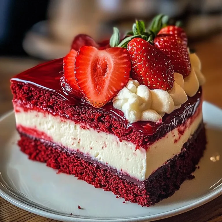 Strawberry Red Velvet Cheesecake
