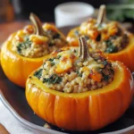 Stuffed Mini Pumpkins: A Show-Stopping Halloween Dinner Dish