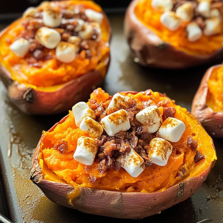 Twice Baked Sweet Potatoes