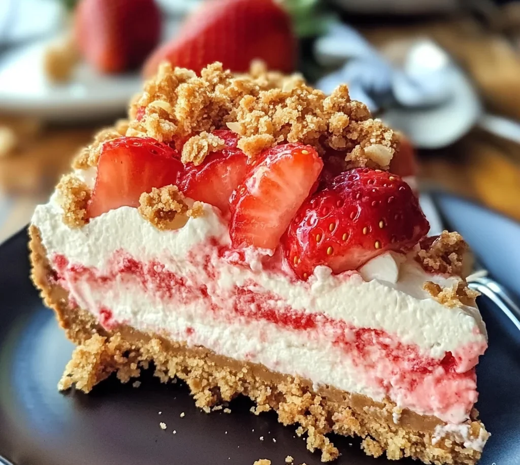 Ultimate Strawberry Crunch Cheesecake: No-Bake & Irresistibly Delicious