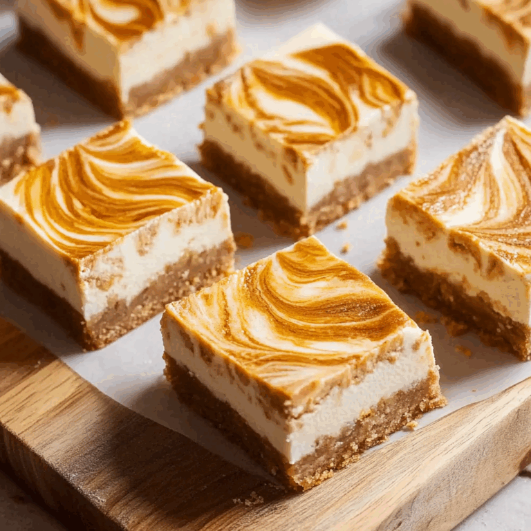 Pumpkin Spice Cheesecake Bars (Easy and Creamy)