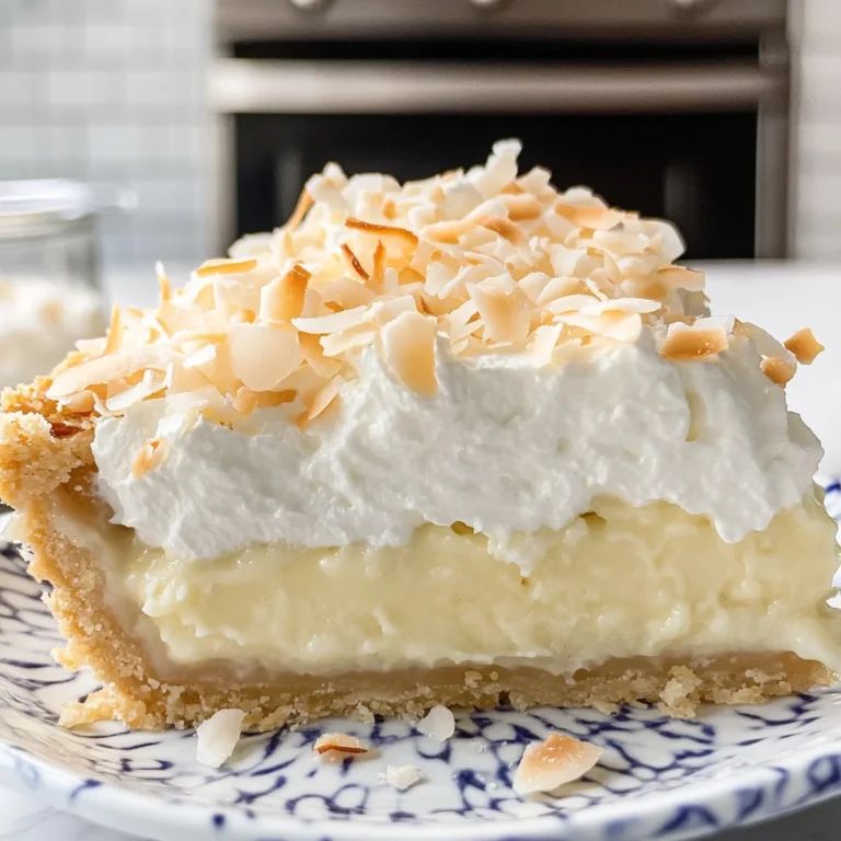 A Slice of Paradise: The Best Triple Coconut Cream Pie Recipe