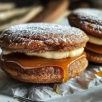 Apple Cider Whoopie Pie Cookies with Caramel
