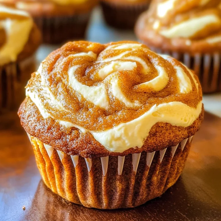 Best Swirled Pumpkin Cream Cheese Muffins