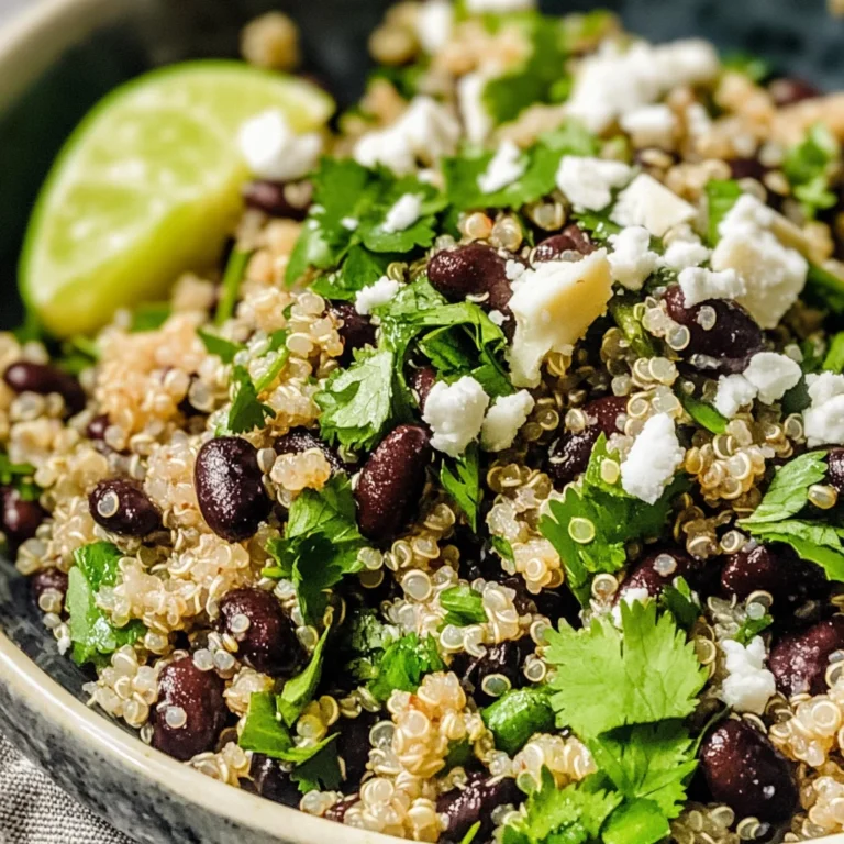 Black Bean Quinoa Salad Recipe